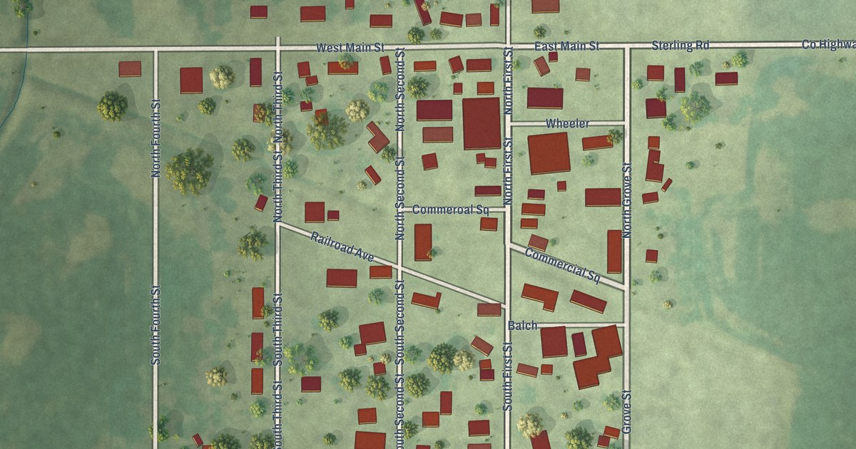 Map of Harmon, Illinois in 2026