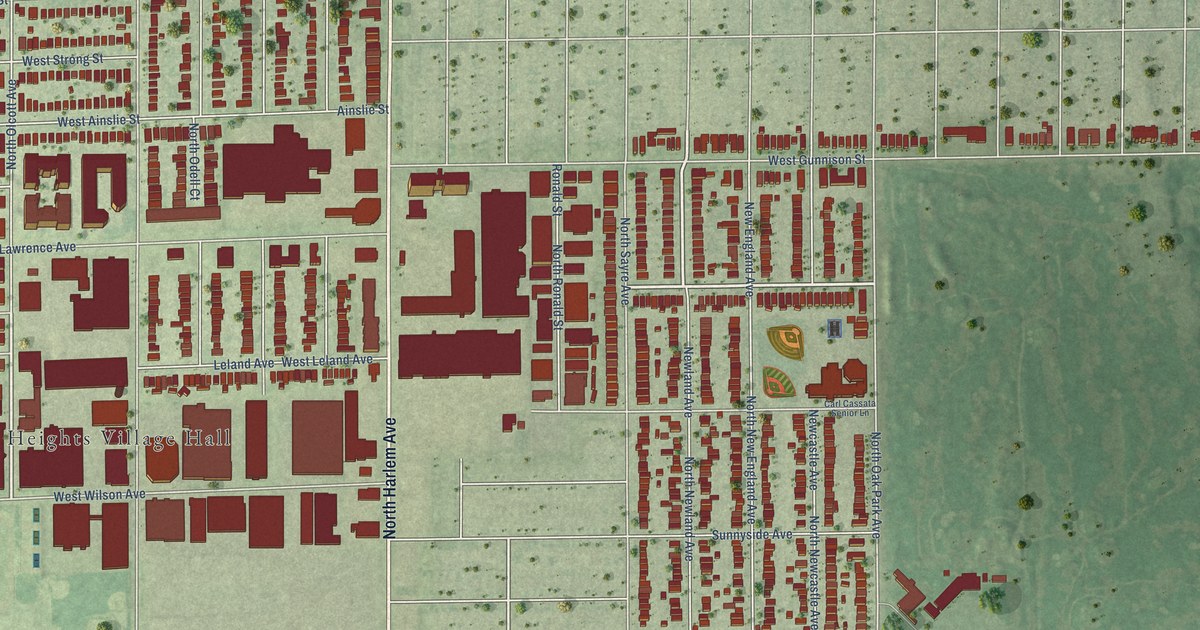 Map of Harwood Heights, Illinois in 2026
