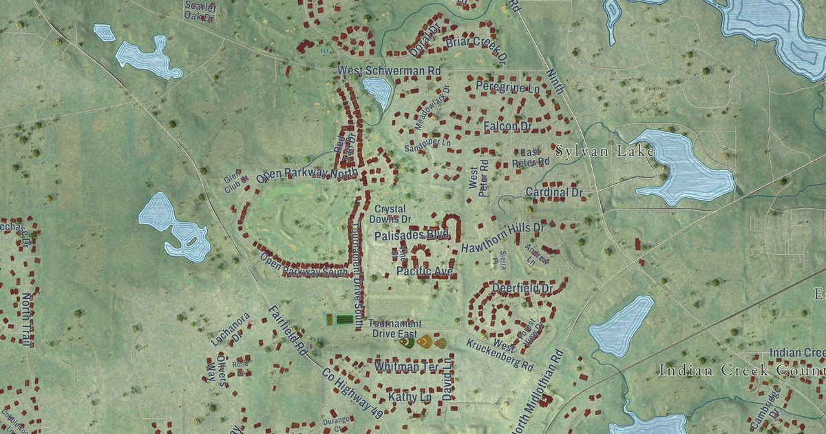 Map of Hawthorn Woods, Illinois in 2026