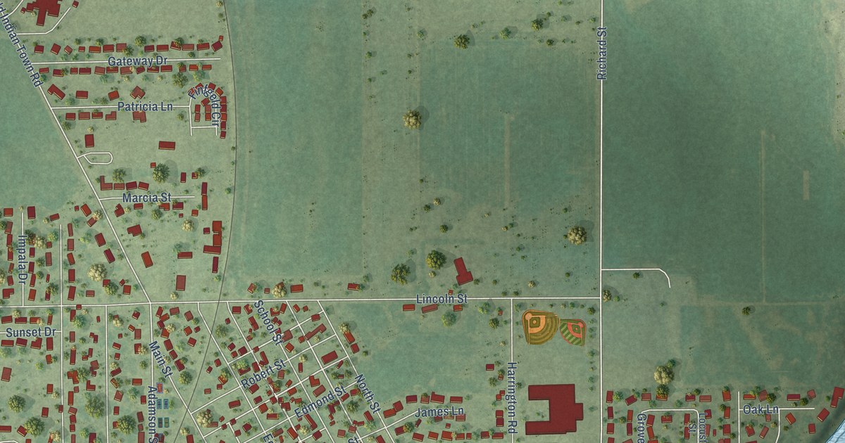 Map of Henry, Illinois in 2026