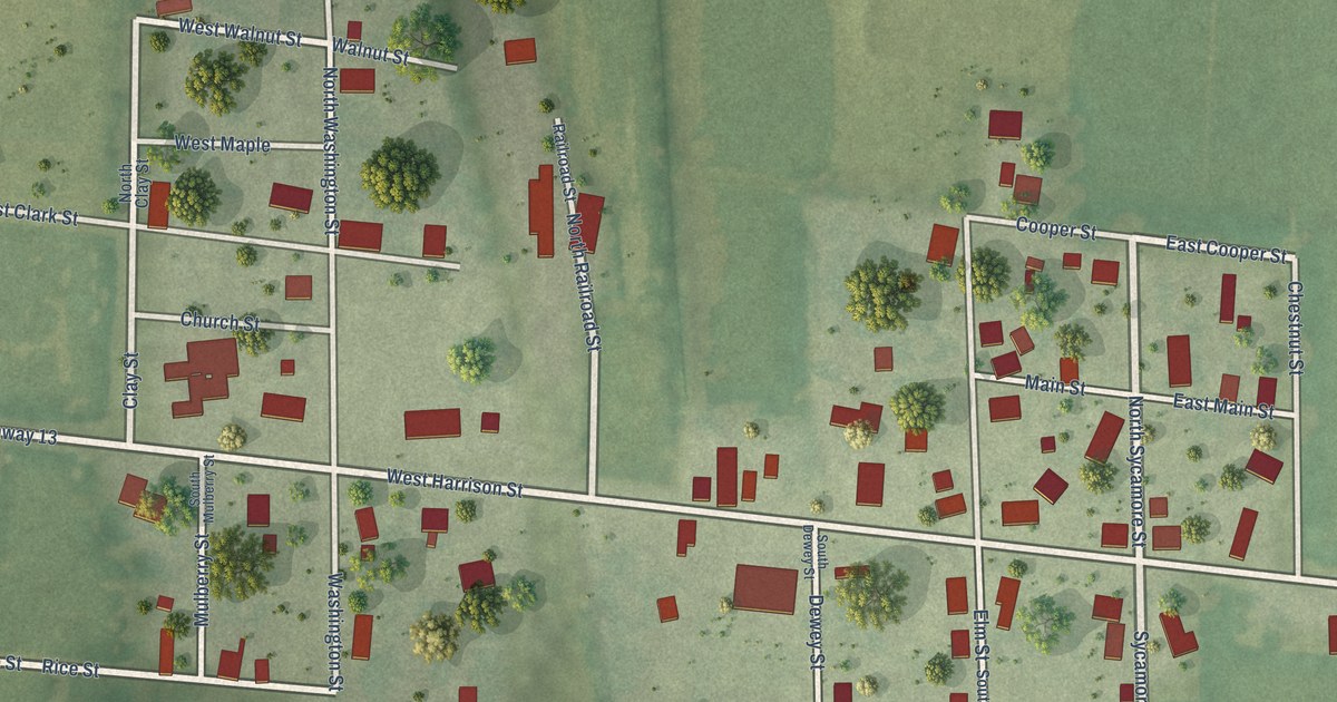 Map of Hidalgo, Illinois in 2026
