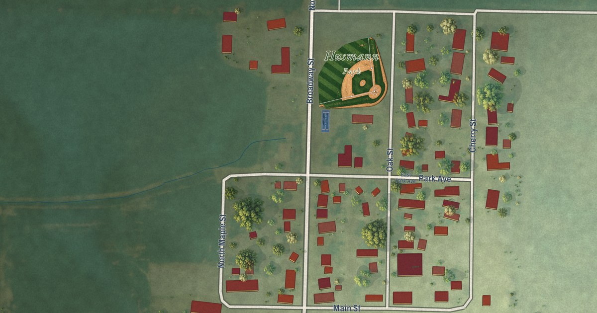 Map of Hoffman, Illinois in 2026