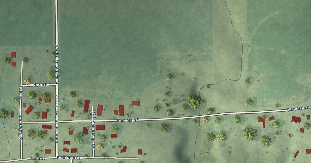 Map of Hollowayville, Illinois in 2026