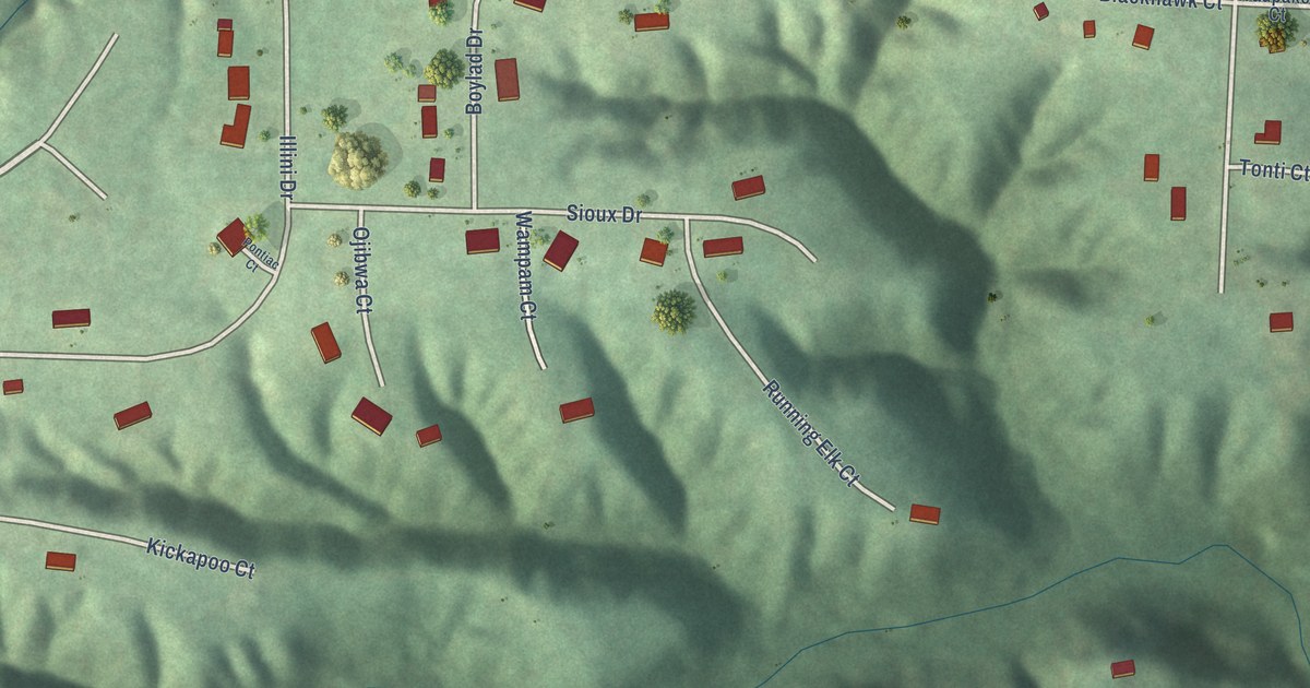 Map of Hopewell, Illinois in 2026