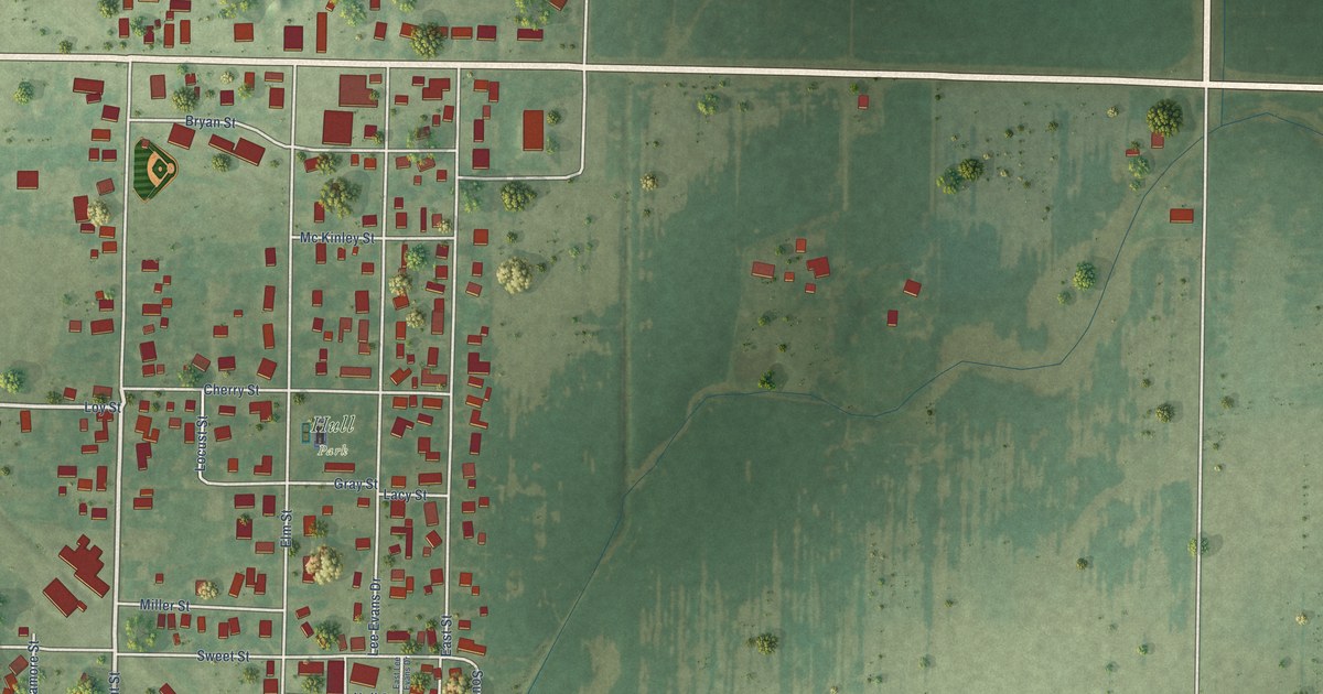Map of Hull, Illinois in 2026