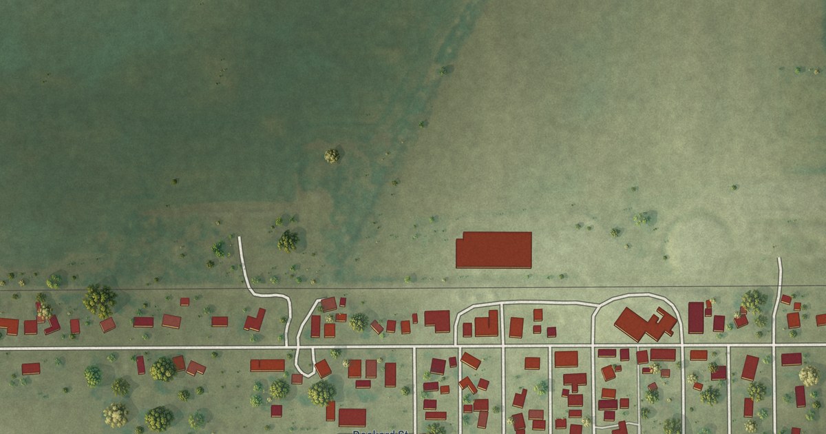 Map of Hume, Illinois in 2026