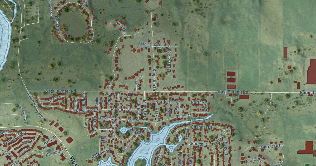 Map of Island Lake, Illinois in 2026