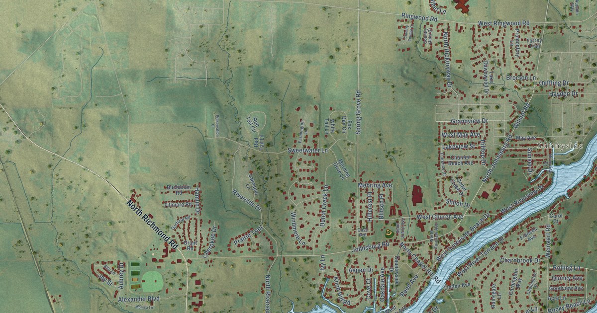 Map of Johnsburg, Illinois in 2026