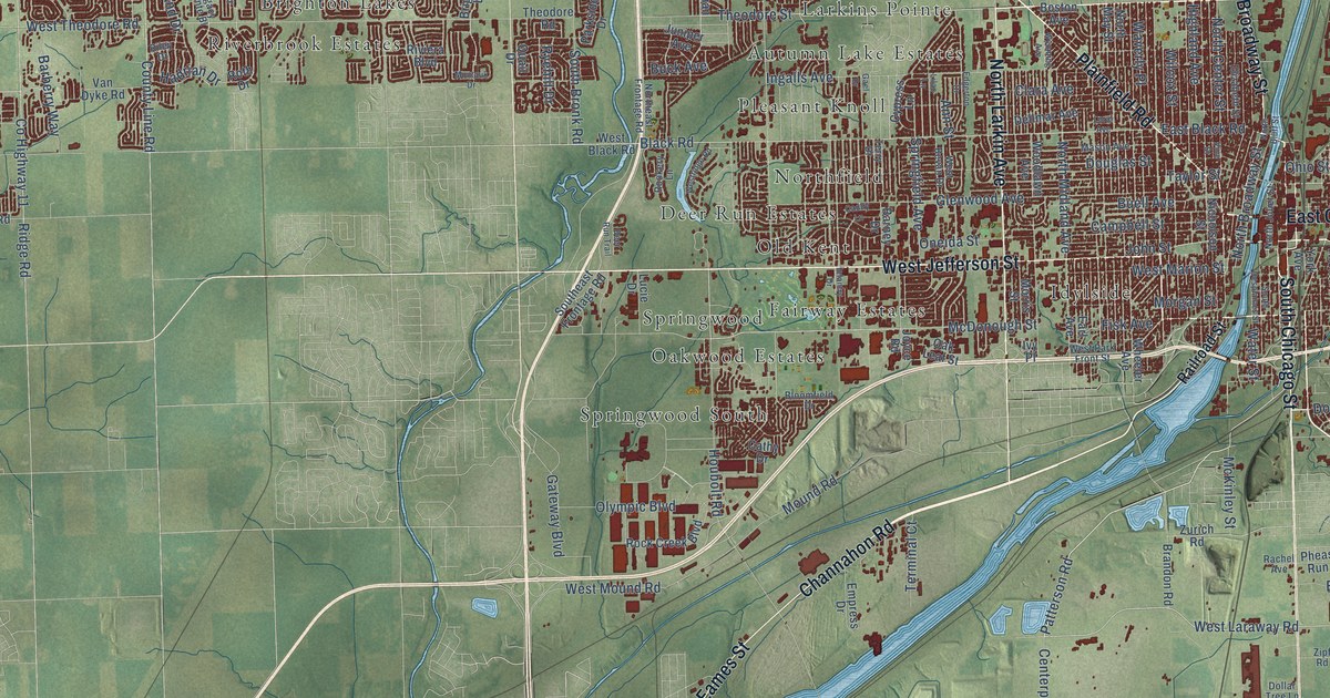 Map of Joliet, Illinois in 2026