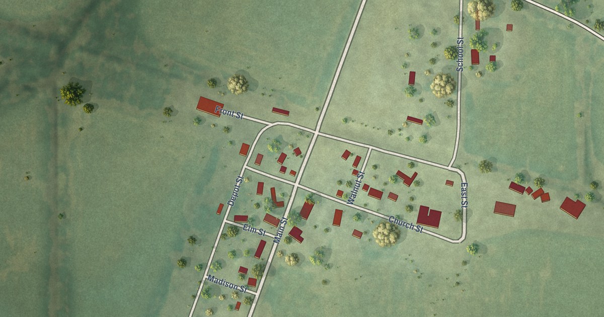 Map of Junction, Illinois in 2026