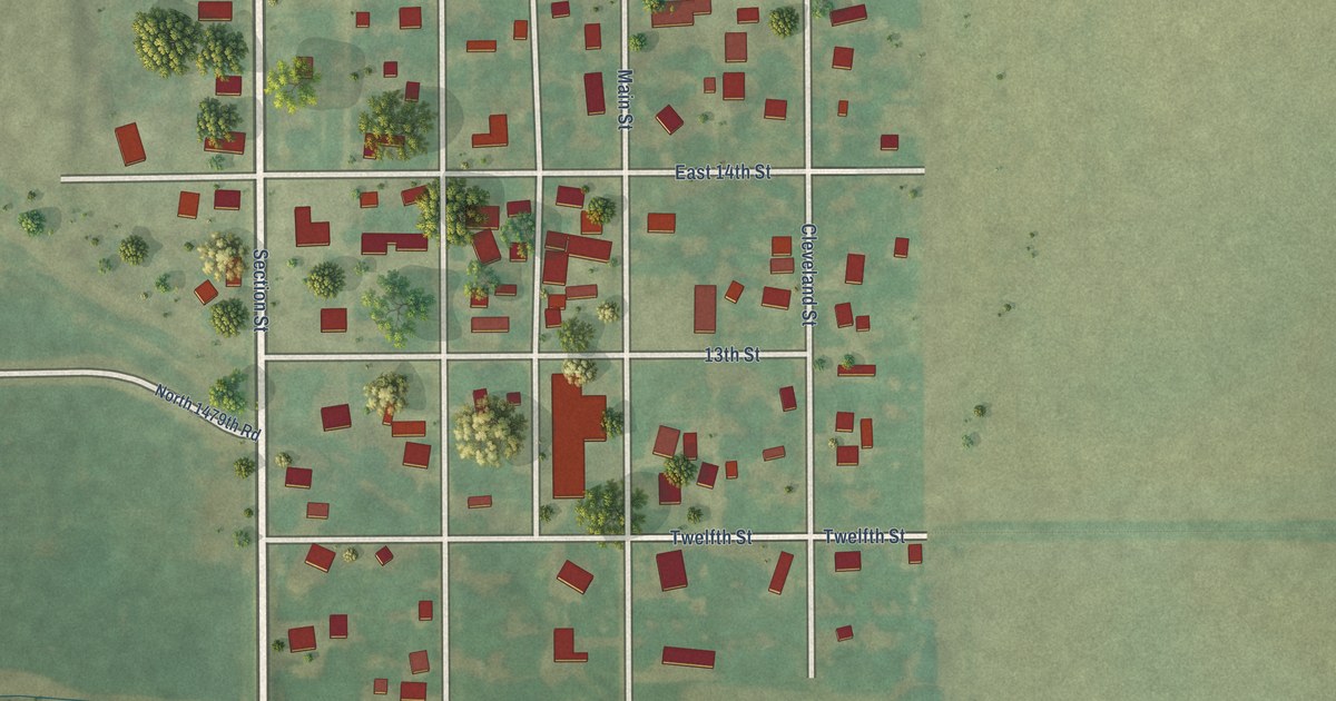 Map of Kangley, Illinois in 2026