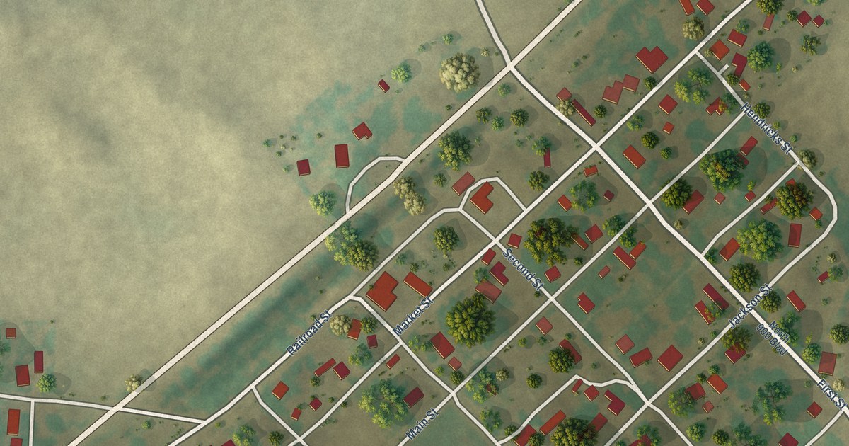 Map of Keensburg, Illinois in 2026