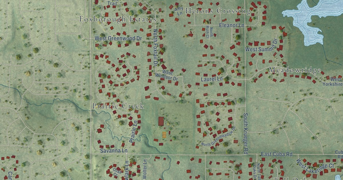 Map of Kildeer, Illinois in 2026