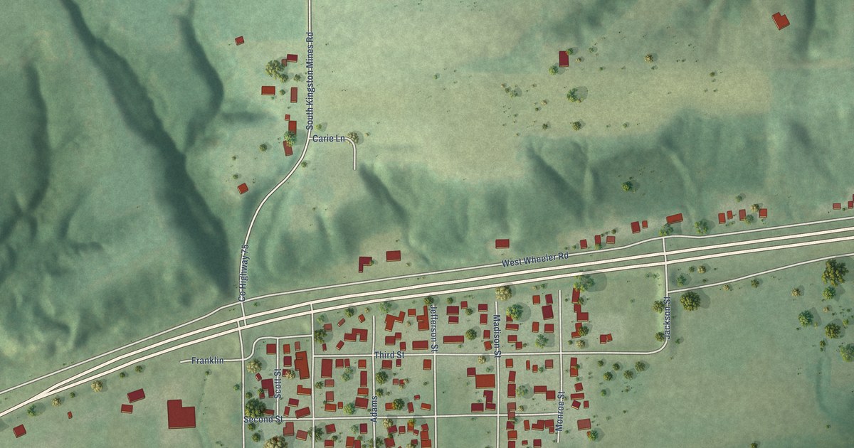 Map of Kingston Mines, Illinois in 2026