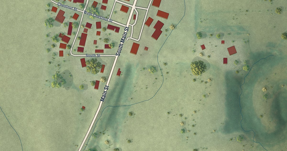 Map of La Rose, Illinois in 2026