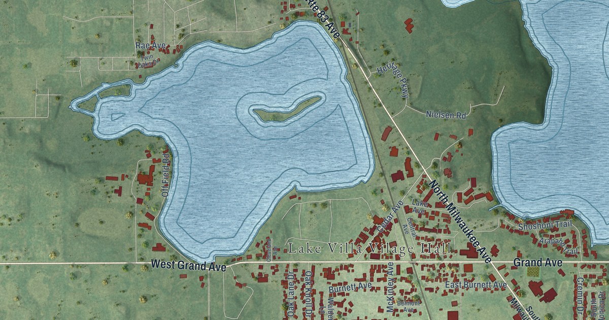 Map of Lake Villa, Illinois in 2026