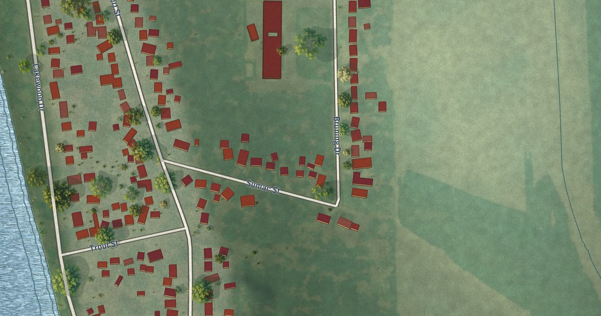 Map of Lakewood Shores, Illinois in 2026
