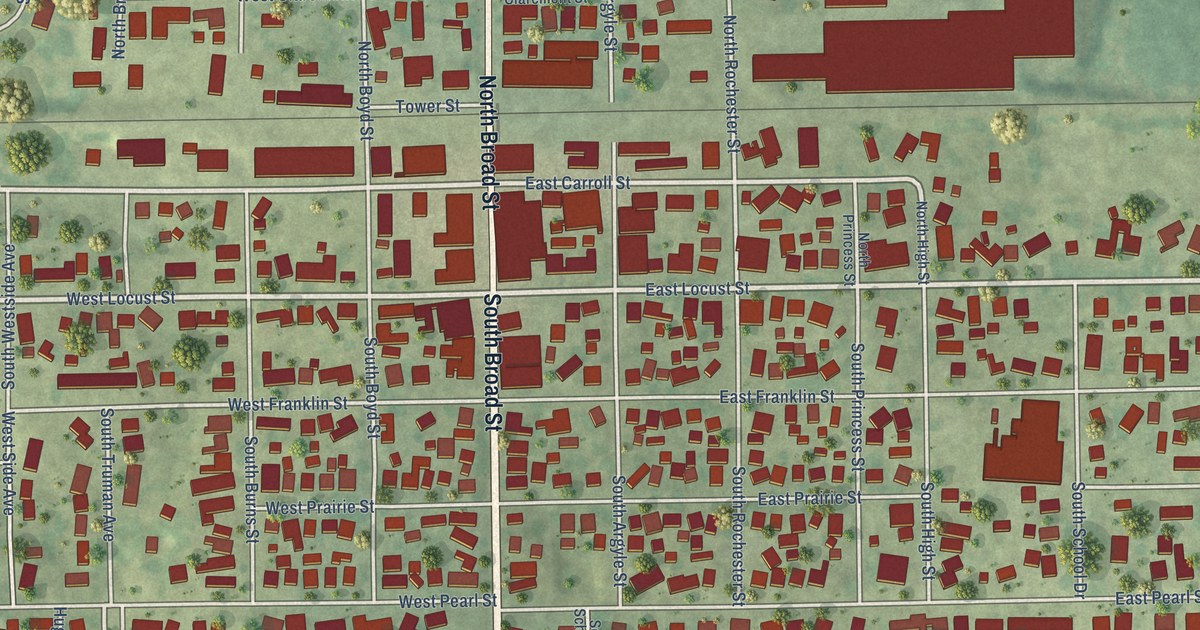 Map of Lanark, Illinois in 2026