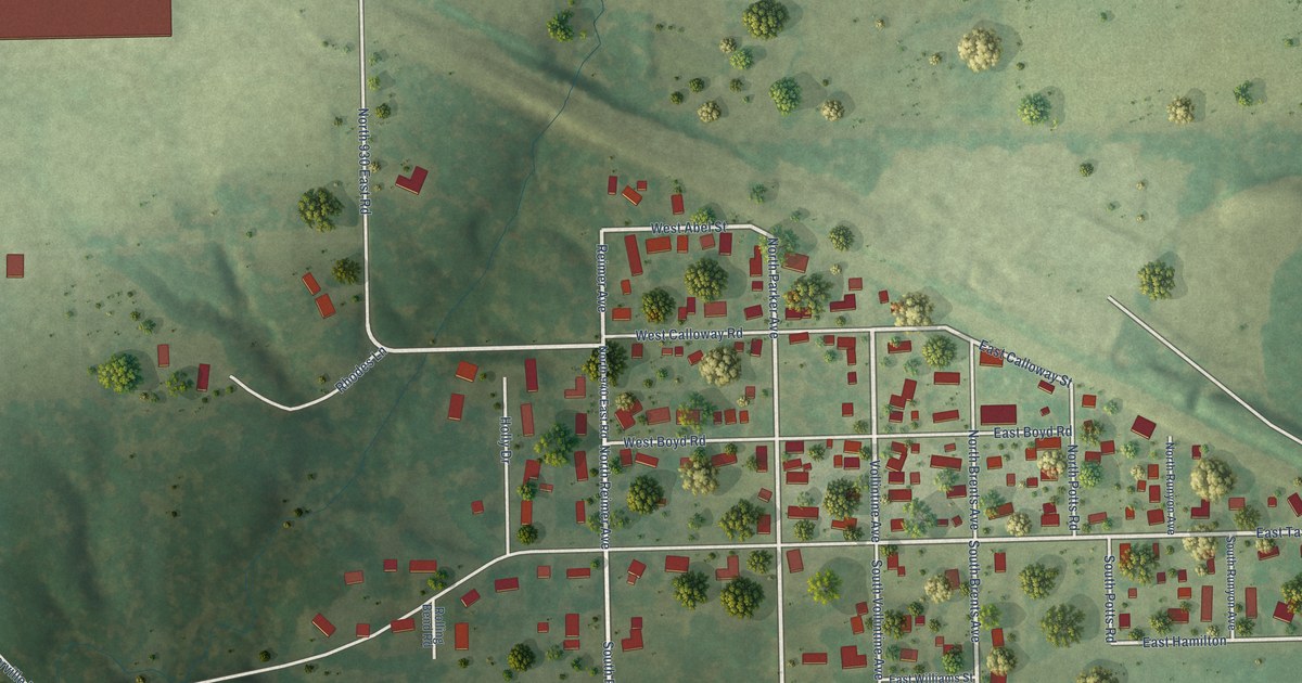 Map of Langleyville, Illinois in 2026