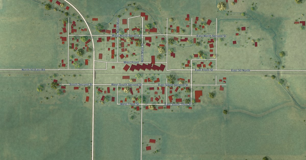 Map of LaPlace, Illinois in 2026
