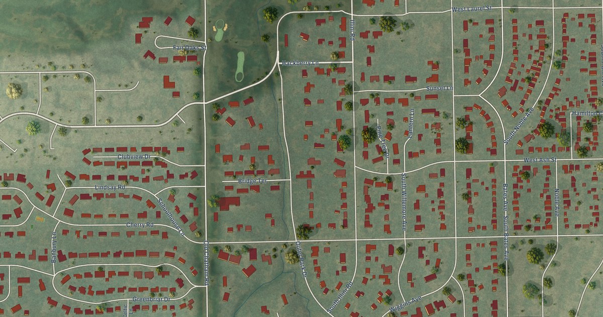 Map of Leland Grove, Illinois in 2026