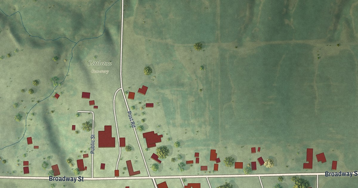 Map of Littleton, Illinois in 2026