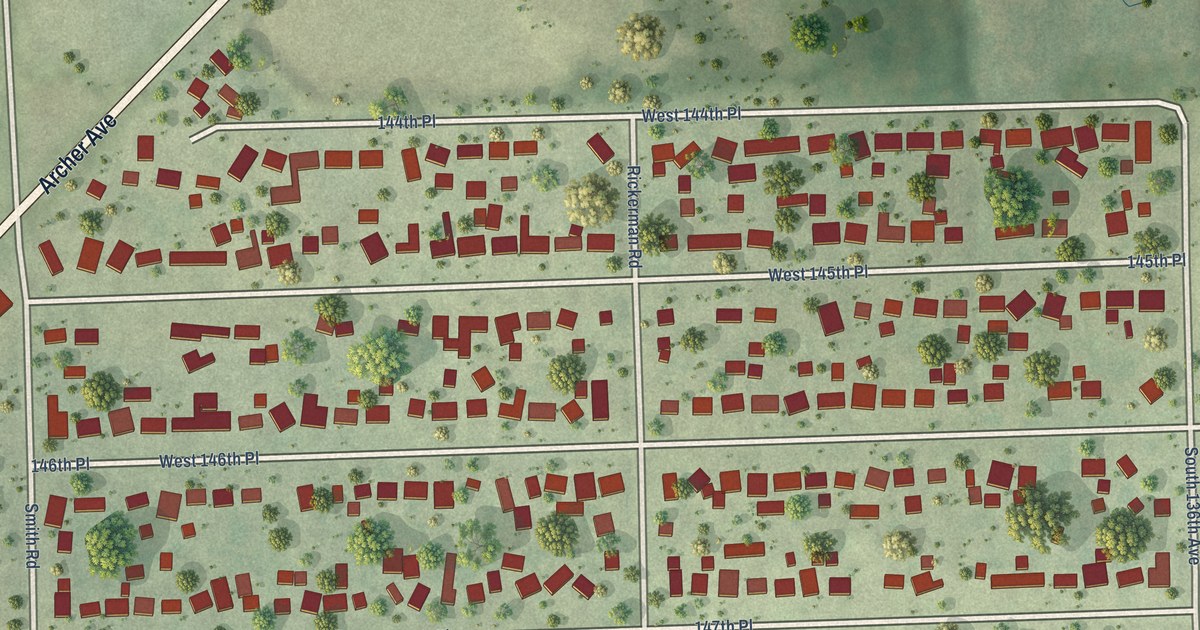 Map of Lockport Heights, Illinois in 2026