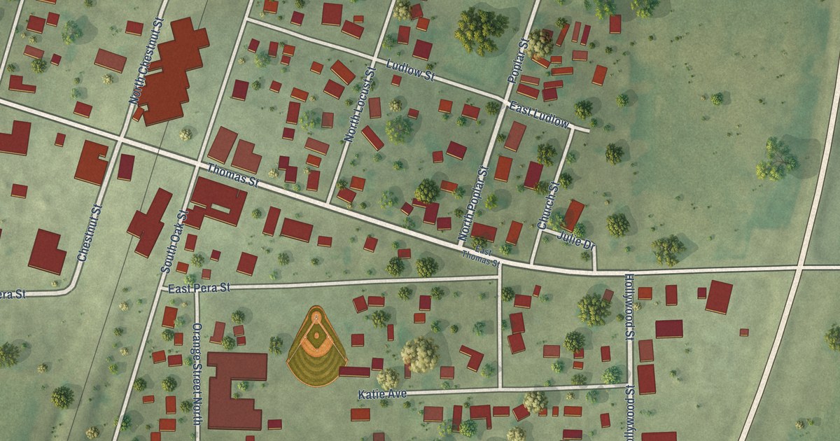 Map of Ludlow, Illinois in 2026
