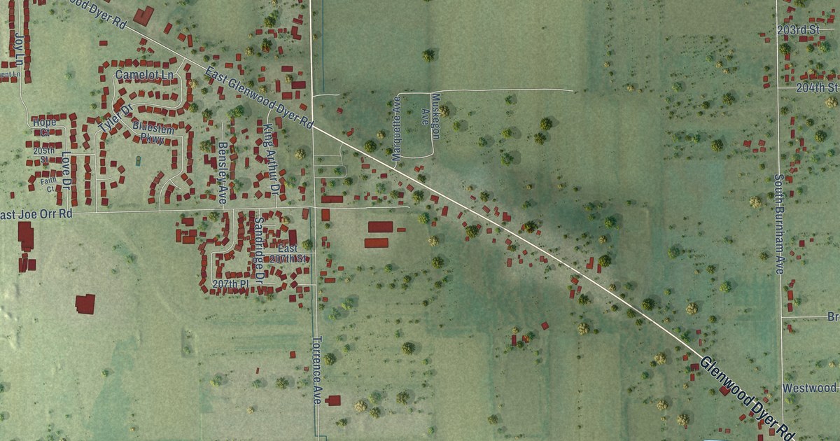 Map of Lynwood, Illinois in 2026
