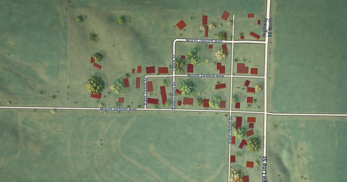 Map of Marcelline, Illinois in 2026