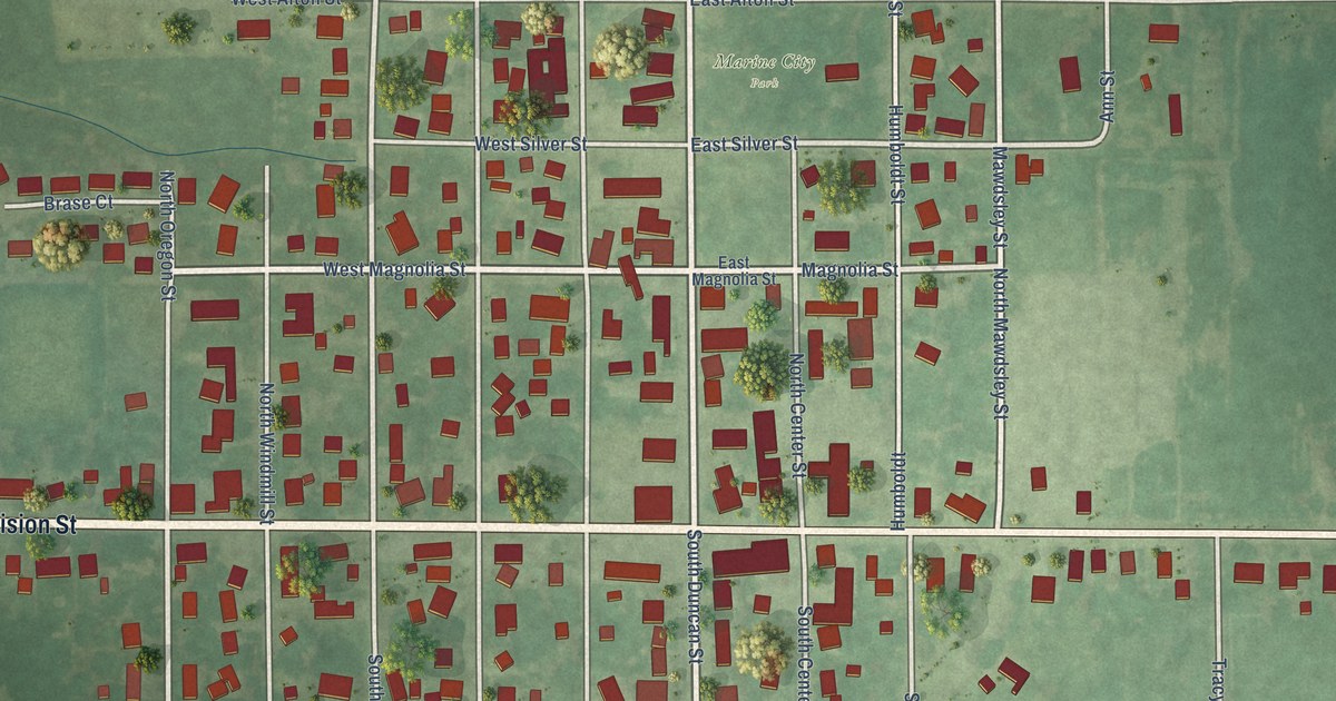 Map of Marine, Illinois in 2026