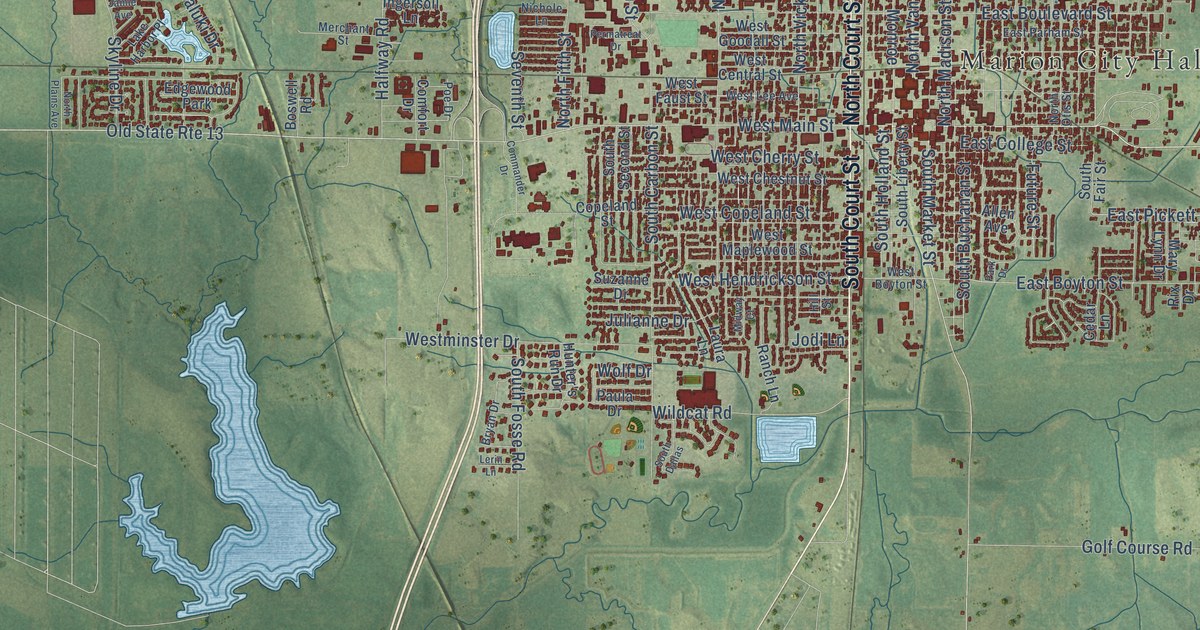 Map of Marion, Illinois in 2026
