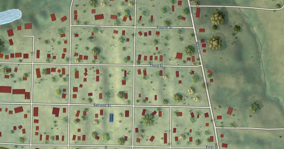 Map of Matherville, Illinois in 2026