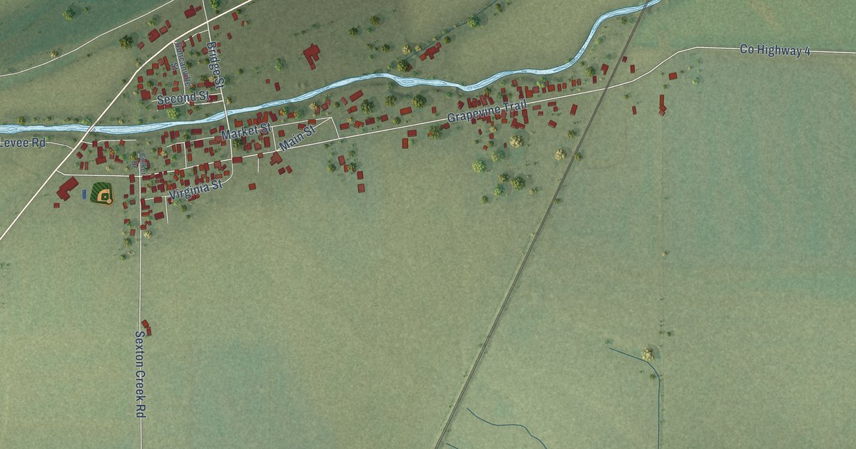 Map of McClure, Illinois in 2026
