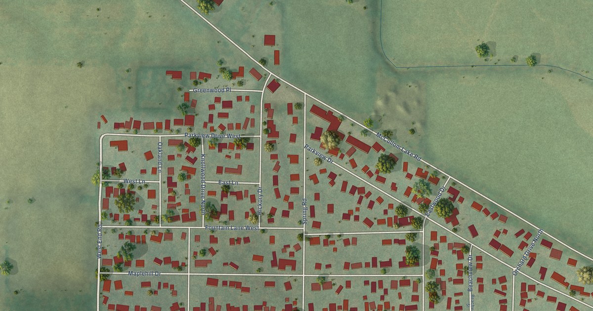 Map of McCullom Lake, Illinois in 2026