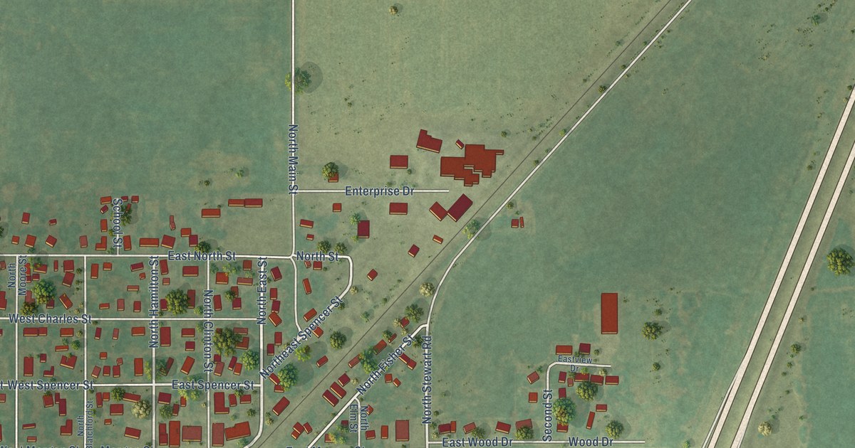 Map of McLean, Illinois in 2026
