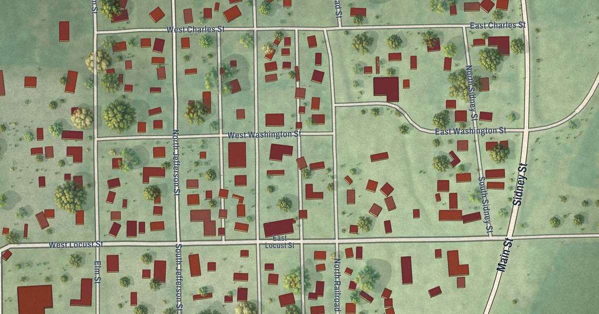 Map of Medora, Illinois in 2026