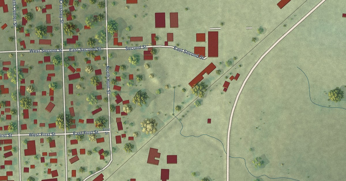 Map of Melvin, Illinois in 2026