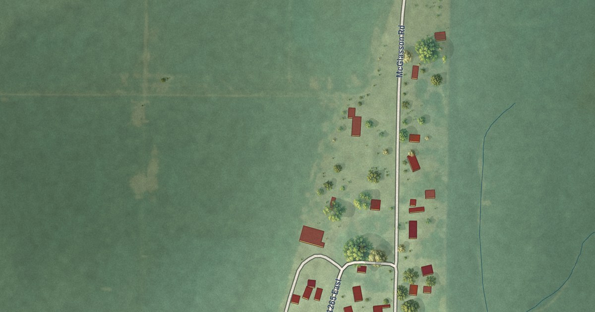 Map of Merritt, Illinois in 2026
