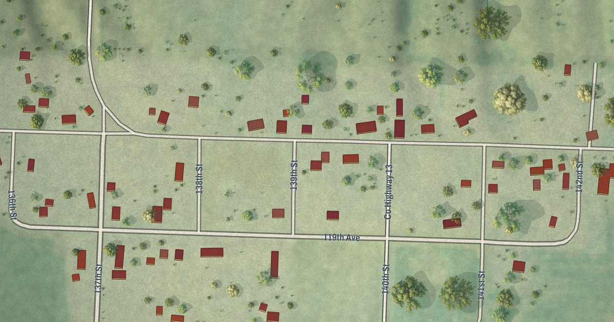 Map of Millersburg, Illinois in 2026