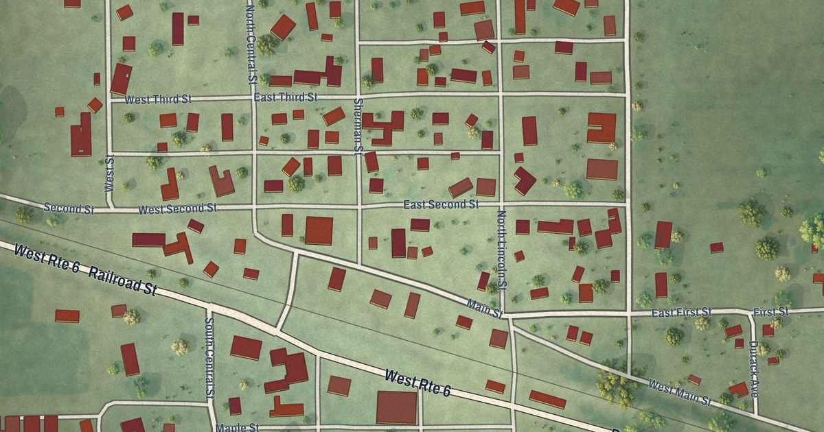 Map of Mineral, Illinois in 2026