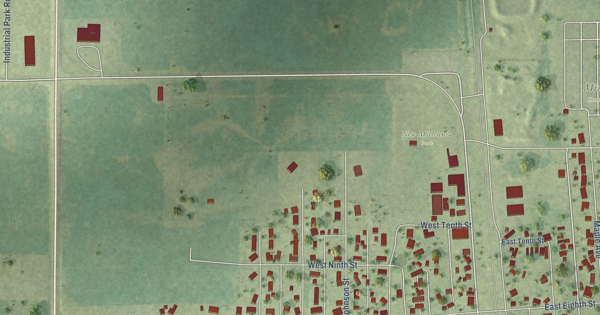 Map of Minonk, Illinois in 2026