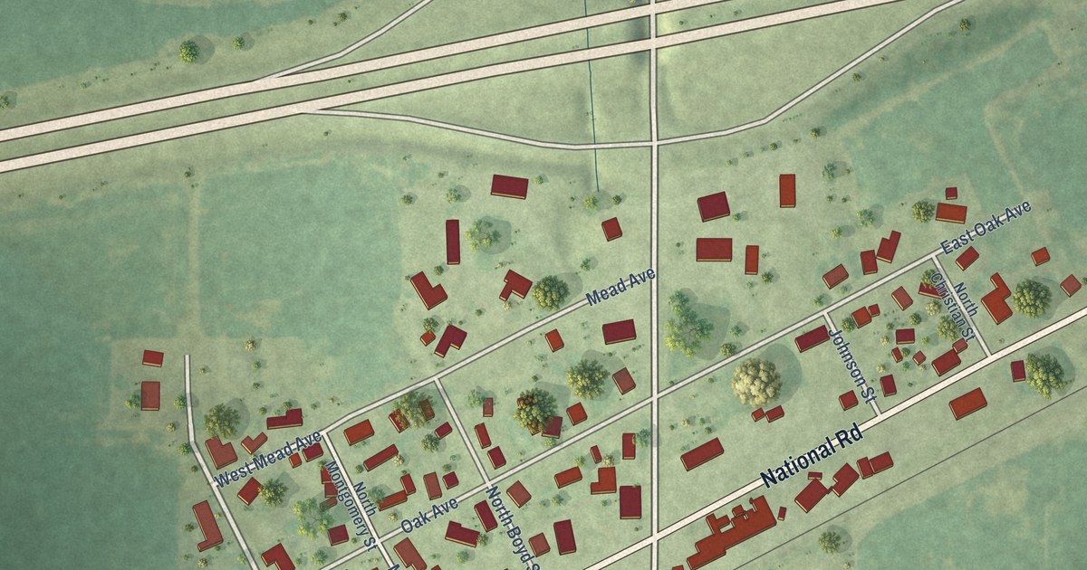 Map of Montrose, Illinois in 2026
