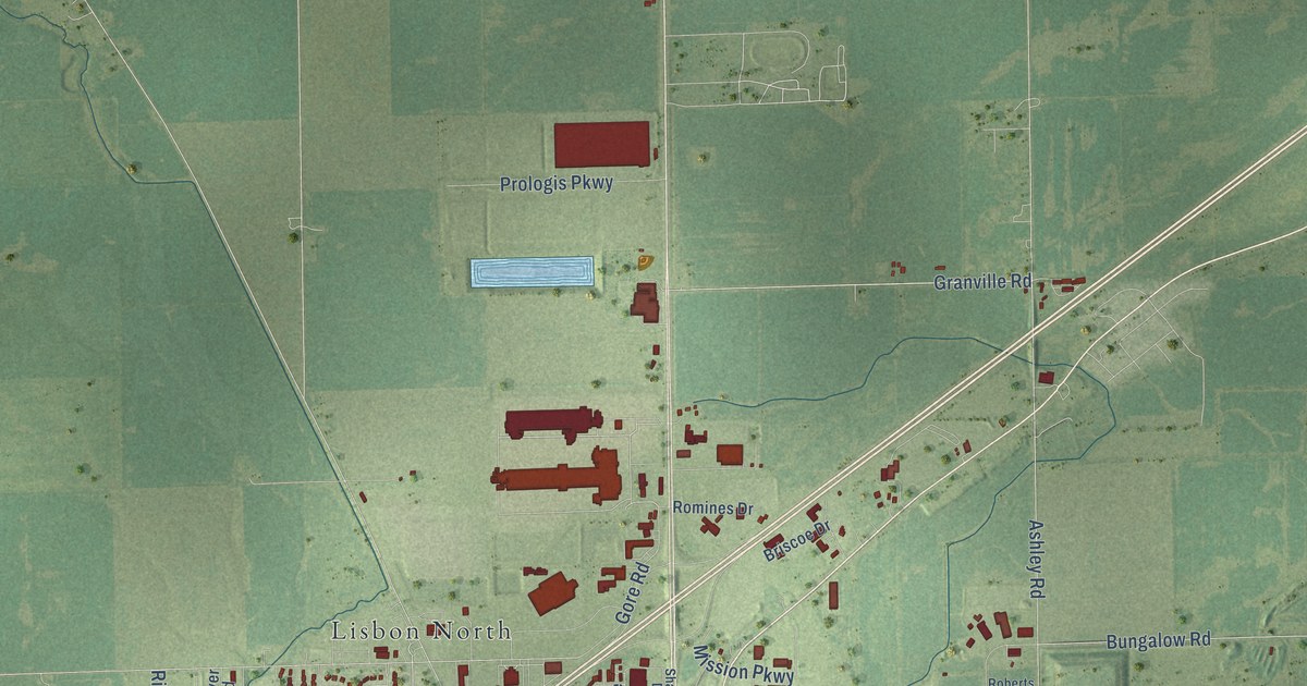Map of Morris, Illinois in 2026