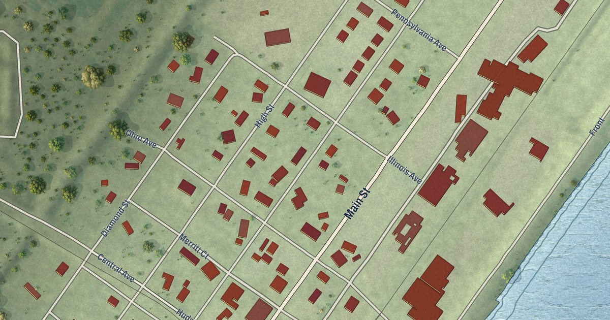 Map of Mound City, Illinois in 2026