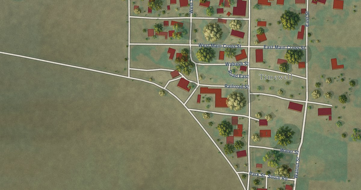 Map of Mound Station, Illinois in 2026