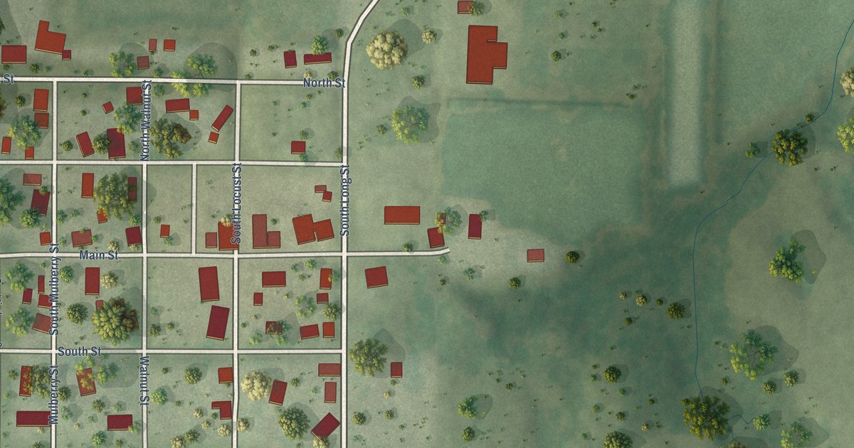 Map of Mount Erie, Illinois in 2026