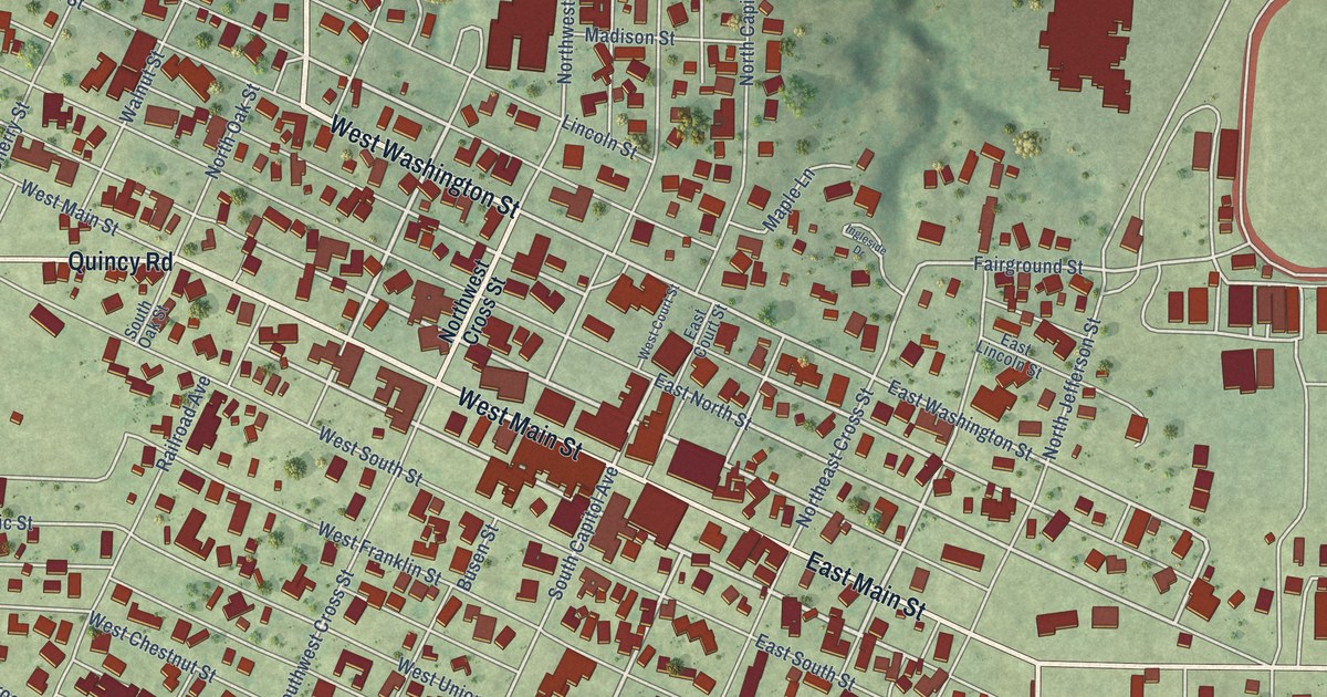 Map of Mount Sterling, Illinois in 2026
