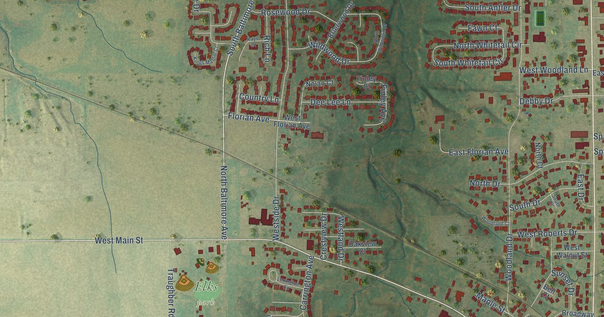 Map of Mount Zion, Illinois in 2026