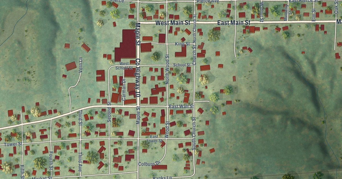 Map of Mulberry Grove, Illinois in 2026